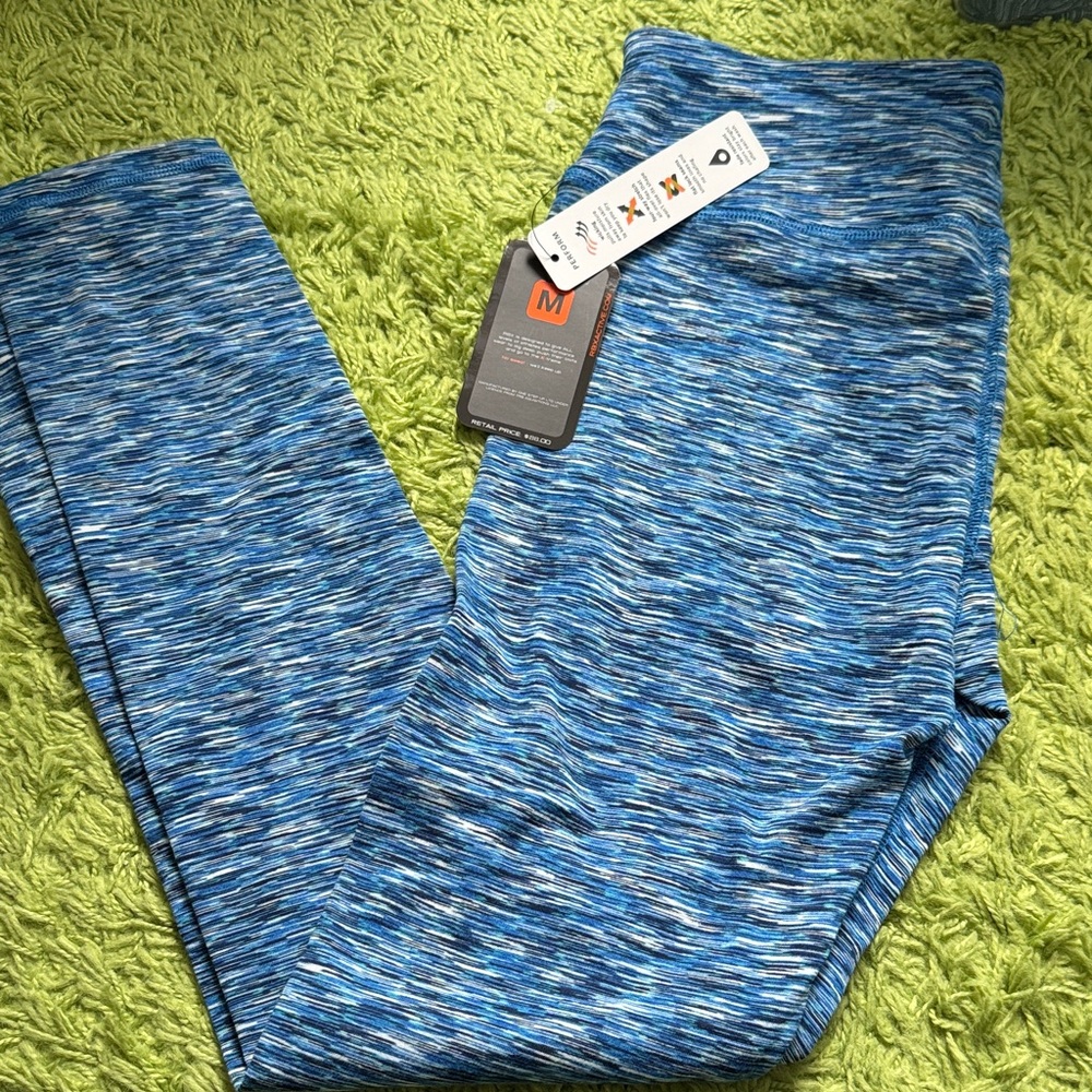 RBX Blue Soace Dye Leggings BNWT sz medium